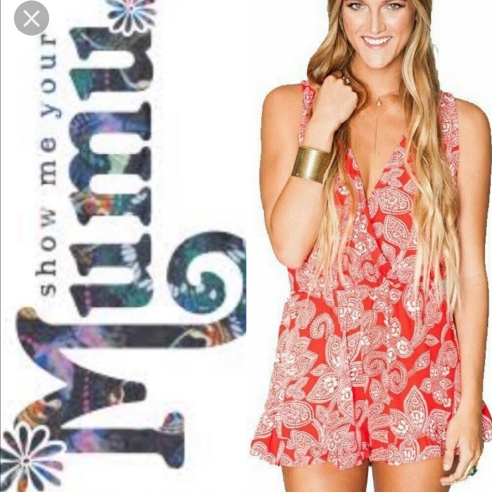 Show Me Your Mumu RIRI Romper in Aquarius Paisley